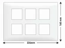 [Lisha 12M  Turbo Plates- White] Lisha 12M  Turbo Plates- White