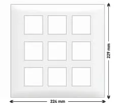 [Lisha 18M  Turbo Plates- White] Lisha 18M  Turbo Plates- White